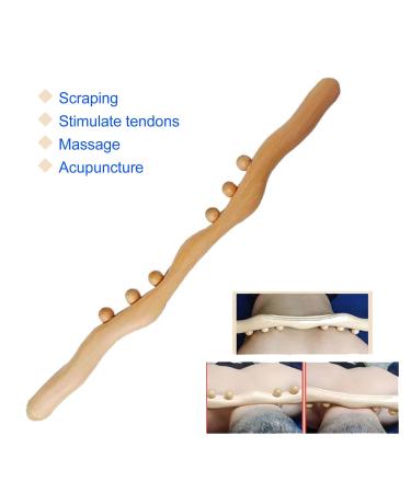 Natudeco Wooden Gua Sha Massage Tool for Muscle Relaxation | Acupuncture Therapy for Men & Women - Buy Online on GoSupps.com