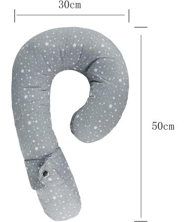 Kids Travel Neck Pillow - Soft U-Shape Head Support for Car Seat Safety - Grey - Buy Online on GoSupps.com