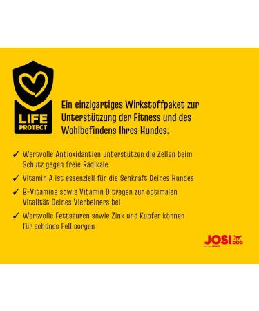 JosiDog Adult Sensitive (3 x 2.7 kg) | Food for sensitive dogs particularly digestible and gluten-free | Premium dry food for adult and sensitive dogs | Powered by - Buy Online on GoSupps.com