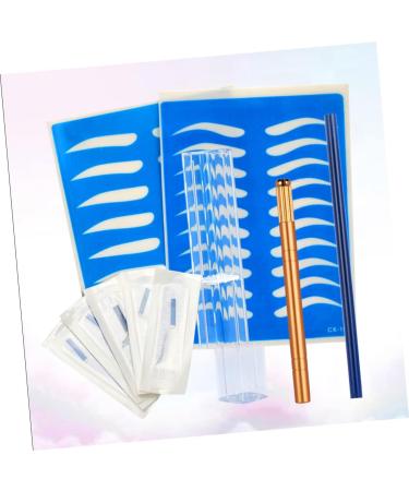 Beatifufu with Kit Microblading Practice Eyebrow Storage Pen Semi-permanent Golden Manual Skin Pencil - Buy Online on GoSupps.com