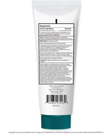 Real Time Pain Relief George Foreman's Night-Time 3oz Tube - Fast-Acting Pain Relief (1 Pack) - Buy Online on GoSupps.com