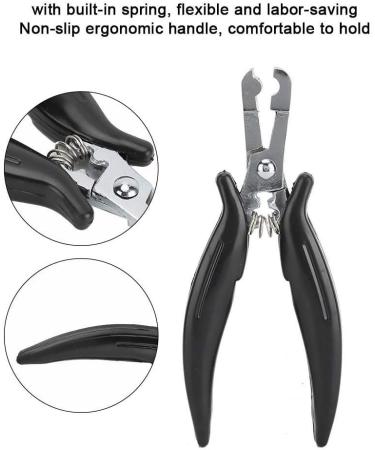 Professional Stainless Steel Hair Extension Pliers with Non-Slip Handle - Buy Online on GoSupps.com
