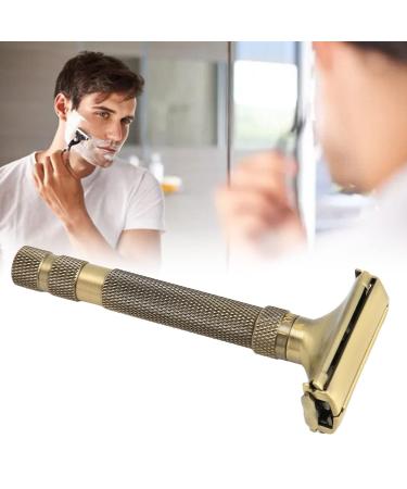 Double Edge Safety Razor - Reusable Manual Metal Razor for Men | Eco-Friendly Travel Shaving Solution - Buy Online on GoSupps.com