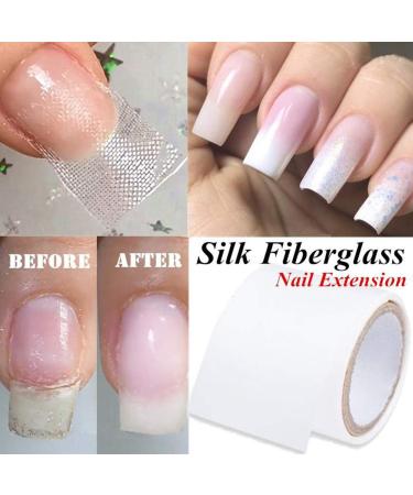 AKOAK Nail Repair Fiberglass Wrap - Reinforcing Silk Paste UV Gel & Acrylic Nail Art Extension for Home & Salon - Buy Online on GoSupps.com