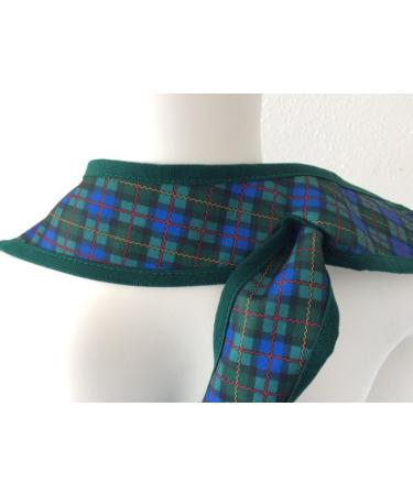 PFLEGE POINT Waterproof Dining Apron for Adults - Green-Blue Clothing Protector with Snap Fastener | International Shipping Available - Buy Online on GoSupps.com