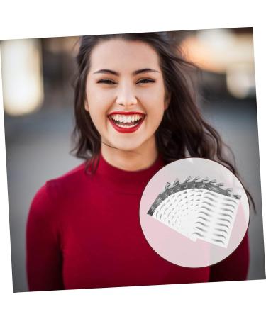 Baluue 9 Sheets Makeup Cosmetics Eyebrow Tattoos for Women Brow Makeup Grooming Shaping Authentic 21.50X14.50X0.10CM Black - Buy Online on GoSupps.com