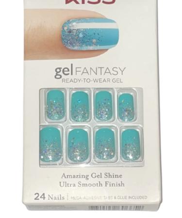 KISS Gel Fantasy Medium Length Gel Nails - KGN03 | Ready-to-Wear Nails - Buy Online on GoSupps.com