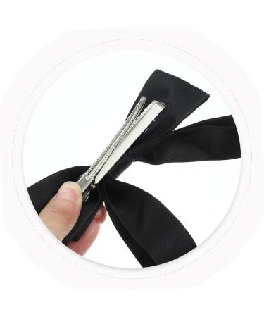 FRCOLOR Bow Hairpin Ribbon Hair Claw Clip Hair Snap Clips Hair Holder Hair Clip Headgear Bow Barrettes Hair Bows for Women Hair Accessory Bow Hair Pin Long Hair Bows Hair Barrettes Cloth - Buy Online on GoSupps.com
