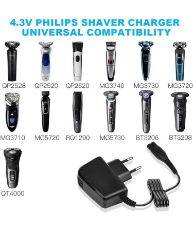Vicloon 4.3V 70mA Philips Razor & Shaver Charger | Compatible with QP2528 QP2520 MG3730 & More | International Shipping - Buy Online on GoSupps.com