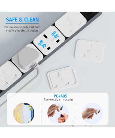 12Pcs UK Baby Safety Plug Socket Covers - Outlet Protectors for Child Electric Shock Prevention (White) - Buy Online on GoSupps.com