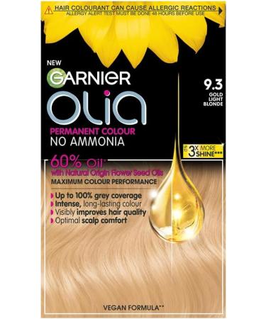 Garnier Olia Permanent Hair Dye - 9.3 Gold Light Blonde - 230g