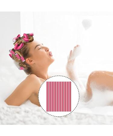 Heatless Curls Rods 10 Pcs No Hurt the Hair Fluffy Foam Curling Iron for Short Medium and Long Hair (0.55 * 9.5 inch) - Buy Online on GoSupps.com