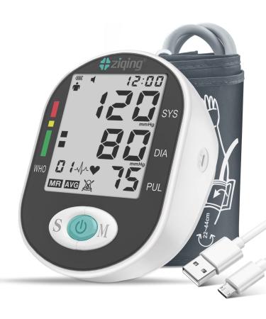 Blood Pressure Monitors, Bp Monitor - Blood Pressure Machine Large Cuff Blood Pressure Monitor Upper Arm Cuff 8.7''-17.3'', - Large Screen, 2 Users Total 198 Memories, Clinically Accurate for Home Use arm bp