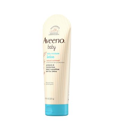 Aveeno Baby Daily Moisture Lotion with Natural Colloidal Oatmeal | Hypoallergenic & Fragrance-Free | 8 fl. oz - Buy Online on GoSupps.com