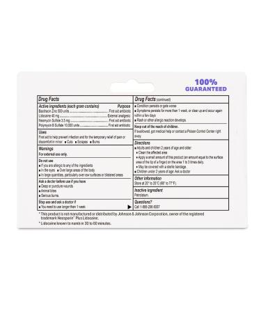 Globe Lidocaine First Aid Antibiotic Ointment 1 Oz - Maximum Strength Pain Relief & Infection Protection - Numbs Skin Fast with Lidocaine - Emergency Use & Infection Protection - Buy Online on GoSupps.com