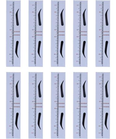 AJOIDR Convenient Accurate Eyebrow Shaping Template Balance Extension Guide Measuring Tool AchievePerfect Brow Shape Adjustable 2# - Buy Online on GoSupps.com