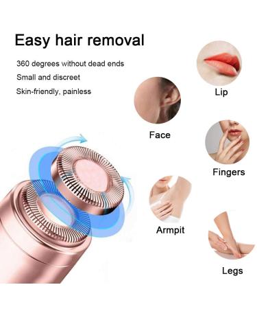 Finishing Touch Flawless Facial Hair Remover Replacement Heads - 6 Count, 18K Gold-Plated Rose Gold, Compatible with Women's Facial Hair Removal Tool, As Seen On TV, Generation 1 - Buy Online on GoSupps.com