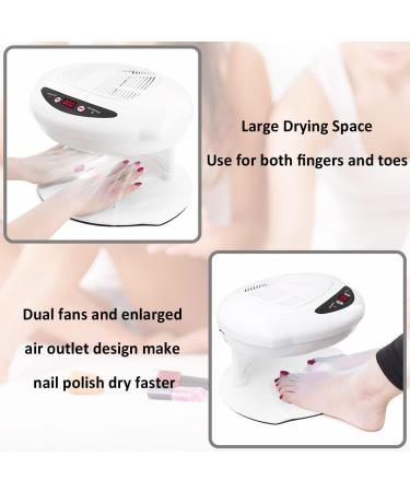 400W WOWOHI Air Nail Dryer - Intelligent Sensor for Salon & Home Use | Hot & Cool Wind for Manicure & Pedicure - Buy Online on GoSupps.com