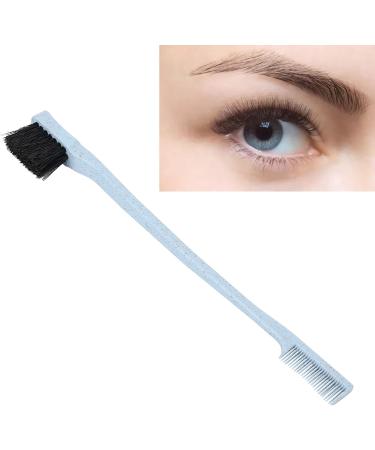 Qukaim Lash Comb Wheat Double Head Eyebrow Brush and Eyelash Comb BlueMakeup Beauty Tool - Buy Online on GoSupps.com