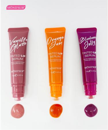 MOND'SUB Vanilla Glaze Tinted Lip Serum: Tinted Lip Balm & Lip Gloss for Women Lip Oil-Infused Lip Balm Remedy Peach Muse 0.4 Fl Oz (Pack of 1) - Buy Online on GoSupps.com