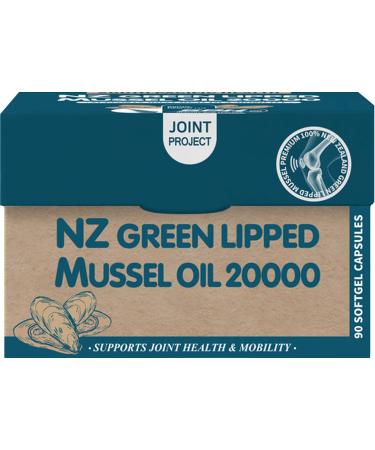 SPH 100% NZ Green-Lipped Mussel Oil 20000 + Krill Oil 90 Capsules New_Zealand Joint Health Supplements (Pack of 3) 3 Pack