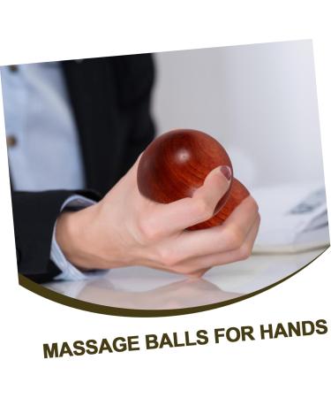 BCOATH 2pcs Wooden Muscle Stretching Balls - Hand Exercise Fitness Balls 5cm | International Shipping - Buy Online on GoSupps.com