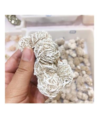 Natural Crystal Rough Decorative Crystal 100-120g Natural Desert Rose Selenite raw Crystal Stone Specimen Rough Sample Cluster fengshui Decor Crystal