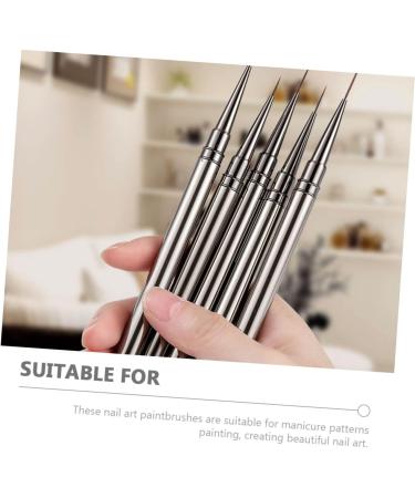 Beatifufu Nail Art Drawing Pen Nail Drawing Pens Nail Art Pen Nail Design Brush Nail Pens Nail Painting Brush Manicure Pens Nail Painting Supply Nail Art Liner Pen Manicure Painting 18.00X1.00X1.00CM As Shown 2 - Buy Online on GoSupps.com