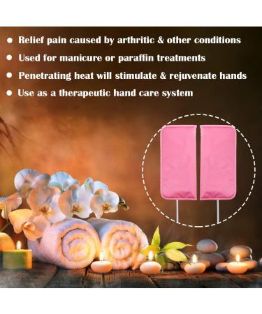 Noverlife Electric Heated Mittens Gloves for Paraffin Wax Treatment | Manicure Warmer Mittens for Women | Beauty Therapy Spa Mitts - Buy Online on GoSupps.com