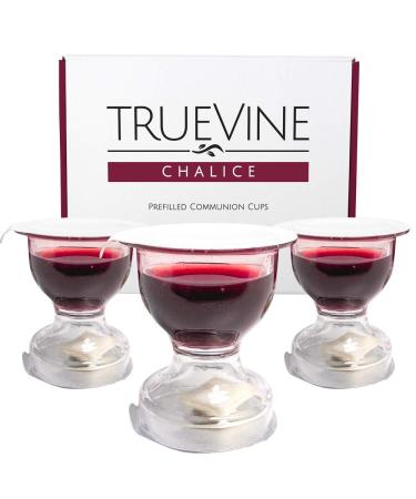 TrueVine Chalice Prefilled Communion Cups and Wafer Set - Prefilled Communion Cups With Bread  Juice - Fresh Easy-Open Communion for Your Service (100 Chalices) 100 Count (Pack of 1) - Buy Online on GoSupps.com