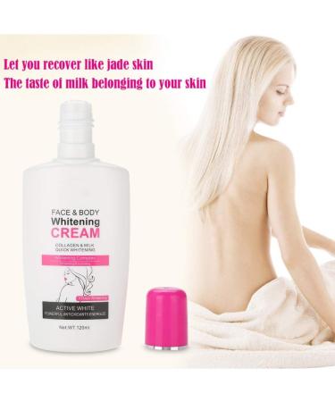 Milk Whitening Body Cream Moisturize Body Lotion Nourish Skin Care Cream for Dark Spots Smoothing Even Skin Tone Intense Hydration 120G - Buy Online on GoSupps.com
