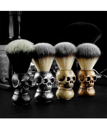 Skull-Head Shaving Brush Set | Stylish Dead Head Razor Brush | Best Gifts for Men - Buy Online on GoSupps.com