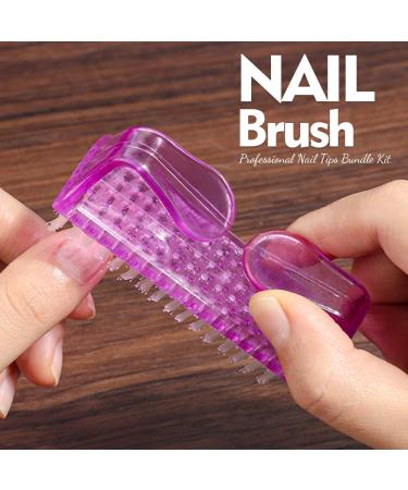 Teenitor 500 Pcs Clear French Nail Tips Kit with Nail Glue and Tools - Buy Online on GoSupps.com