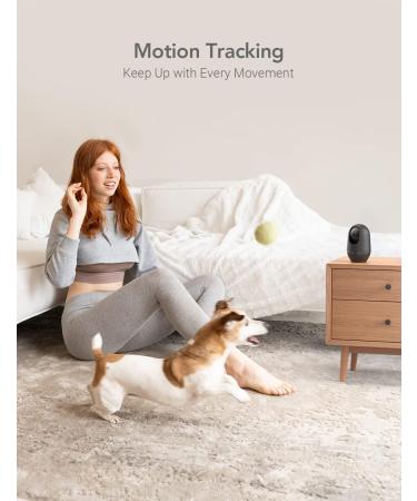 Nooie 2K Baby Monitor 360 Pan/Tilt Wi-Fi Pet Camera | Indoor Security Camera with AI Motion Tracking, Night Vision, Two-Way Audio | Compatible with Alexa/Google Home | Mocha - Buy Online on GoSupps.com