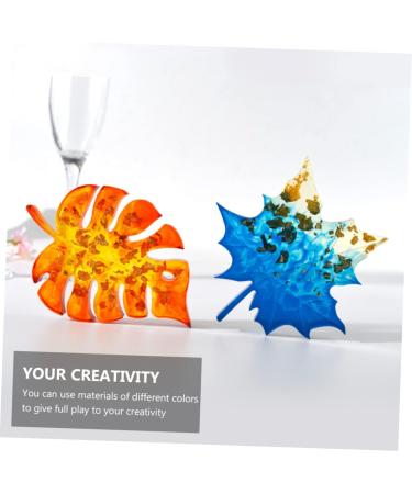 ABOOFAN 5pcs Maple Crystal Coasters Silicone Mold Cup Mat Coaster Mould Manual Monstera Leaf - Buy Online on GoSupps.com