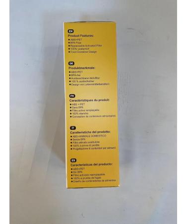 Etaccu Dog Drinking Bottle - Portable 350/550ml Leakproof Water Bottle for Dogs & Cats | BPA-Free Includes Dog Food Cups for Hiking & Camping - Buy Online on GoSupps.com