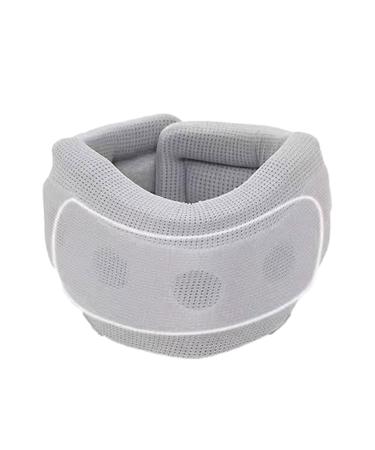 Neck support trousers elastic neck support comfortable neck ruff made of memory foam soft freak washable breakdown neckwear for men and women S gray
