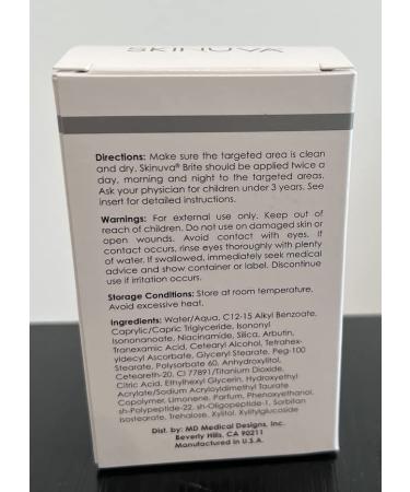 Skinuva Scar Cream & Brite Hyperpigmentation Treatment Set - 1oz | Advanced Scar Removal & Skin Brightening | Growth Factor Formula - Buy Online on GoSupps.com