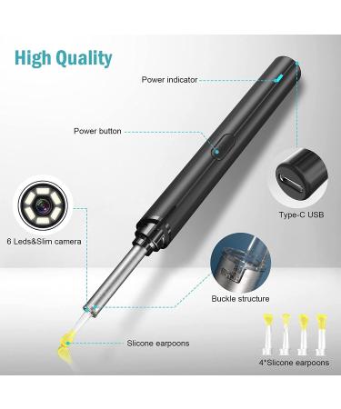 Ear Wax Removal Tool with 1080P Camera and Light - Ear Cleaner Kit for iPhone, iPad, Android - Professional Ear Cleaning at Home - Buy Online on GoSupps.com