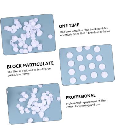 minkissy 3 Round Filter Cotton Air Supplies White 1.6x0.1cm White - Buy Online on GoSupps.com