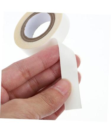 Beatifufu 1 Roll Wig Film Hair Extension Tape Wig Hairpiece Tapes Wig Tape Double Sided Tape for Lace Wigs Lace Front Wig Tape Wig Adhesive Double Sided Wig Tape Lace Front Tape White Tissue - Buy Online on GoSupps.com