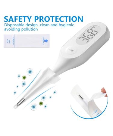 Buy OBTANIM 100-Piece Disposable Digital Thermometer Probe Covers - Clear Temperature Sheath Sleeves for Oral Rectal & Armpit Use | Fast International Shipping - Buy Online on GoSupps.com
