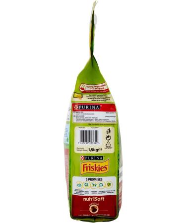 Friskies Nutrisoft Dry Dog Food Chicken 1.5 kg - Buy Online on GoSupps.com