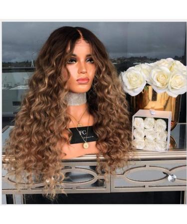 Buy BGHJUE African Brown Yellow Lace Front Wig - Pre Plucked Brazilian Straight Human Hair with Baby Hair - Buy Online on GoSupps.com