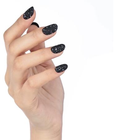 BLUESKY Gel Nail Polish Snowflake Top Coat - Matte Snow White. Clear No-wipe top coat with snowflake effect and a Matte finish 10ml (Requires curing under UV/LED Lamp) - Buy Online on GoSupps.com