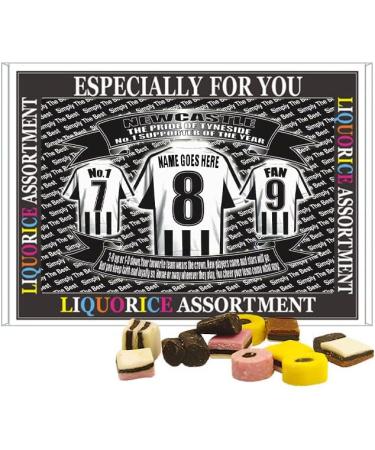 Newcastle Football Shirt Personalised Gift Boxed Sweets Variety - Buy Online on GoSupps.com