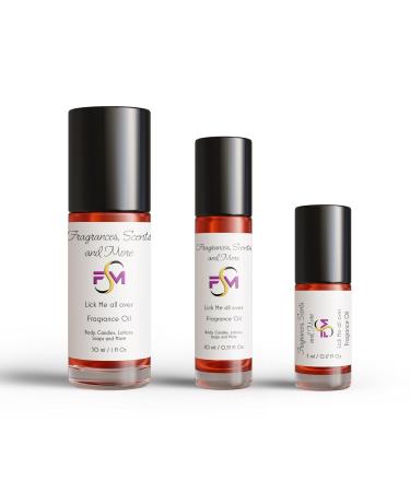 Lick Me All Over Fragrance Oil - 1 Fl Oz Glass Roll-On (30ml) | Shop Internationally for Unique Scented Oils - Buy Online on GoSupps.com