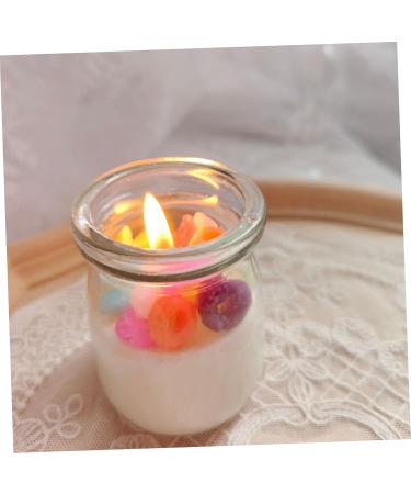 FRCOLOR Exquisite Scented Candle - Aroma Candle Cup Pillar Candle & Wax Melts with Fake Roses | Stylish Home Decor - Buy Online on GoSupps.com