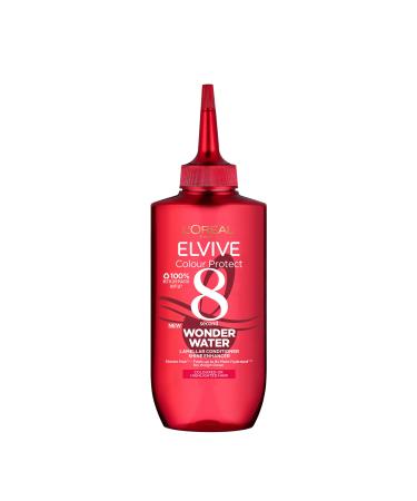 L'Or al Paris Wonder Water Liquid Hair Conditioner by Elvive Colour Protect 8 Second Hair Treatment for Damaged Coloured Hair with Lamellar Technology 200 ml