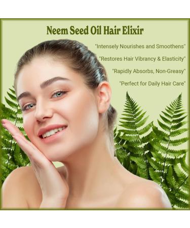 Natural Born Oils Neem Oil 2oz Organic Cold-Pressed High in Fatty Acids Perfect for Skin Clarity Hair Nourishment - Buy Online on GoSupps.com